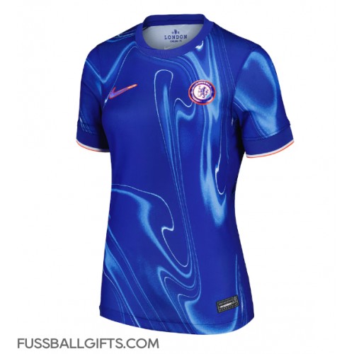 Chelsea Fußballbekleidung Heimtrikot Damen 2024-25 Kurzarm